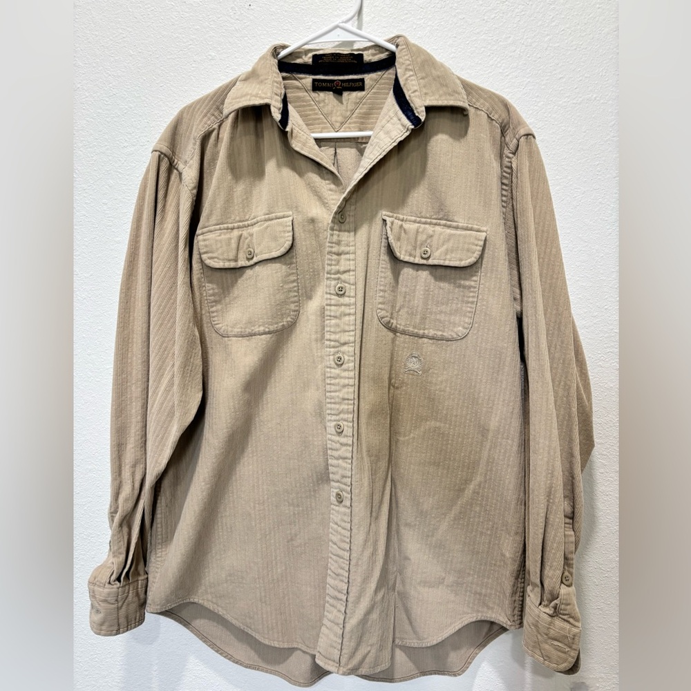 Tommy Hilfiger Corduroy Button Up Shirt